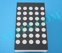 XL-SC103057 - 5x7 Φ3.0mm Single Color LED Dot Matrix Display