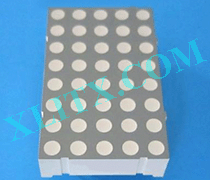 XL-SC103058 - 5x8 Φ3.0mm Single Color LED Dot Matrix Display