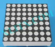 XL-SC103088 - 8x8 Φ3.0mm Single Color LED Dot Matrix Display