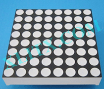 XL-SC304888 - 8x8 Φ4.8mm Single Color LED Dot Matrix Display