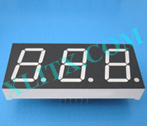 XL-TD108001 - 0.80-inch Three Digit LED 7-Segment Display