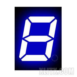 2181AB - 0.28-inch Blue 1-Digit CC LED 7-Segment Display