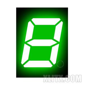 2181AGG - 0.28-inch Green 1-Digit CC LED 7-Segment Display
