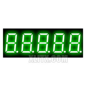 3561BGG - 0.36-inch Green 5-Digit CA LED 7-Segment Display