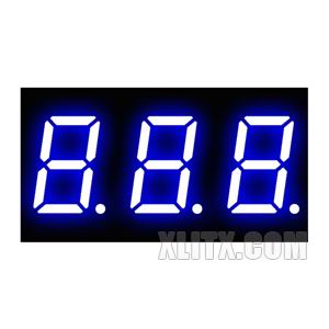 4031AB - 0.40-inch Blue 3-Digit CC LED 7-Segment Display