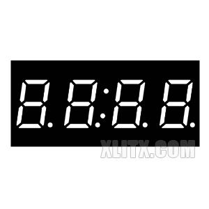 4041AW - 0.40-inch White 4-Digit CC LED 7-Segment Display