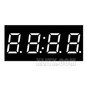 4041BGG - 0.40-inch Green 4-Digit CA LED 7-Segment Display