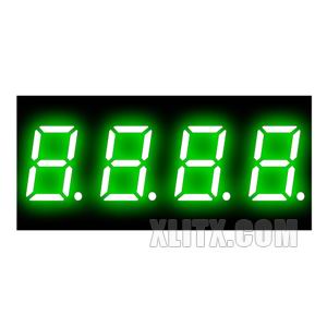 4042BGG - 0.40-inch Green 4-Digit CA LED 7-Segment Display