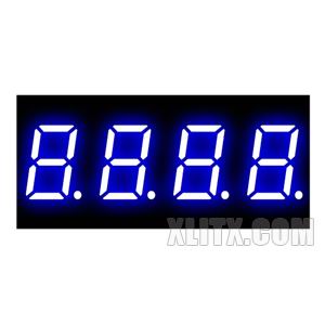 4402BB - 0.40-inch Blue 4-Digit CA LED 7-Segment Display