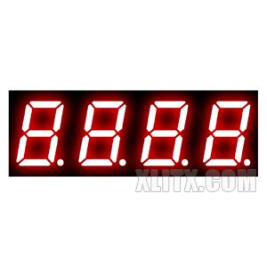 5241BS - 0.52-inch Red 4-Digit CA LED 7-Segment Display