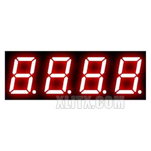 5243AS - 0.52-inch Red 4-Digit CC LED 7-Segment Display