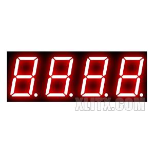 8401AS - 0.80-inch Red 4-Digit CC LED 7-Segment Display