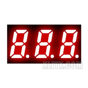 CL3231BH - 0.32-inch Red 3-Digit CA LED 7-Segment Display