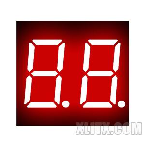 CL3621BH - 0.36-inch Red 2-Digit CA LED 7-Segment Display