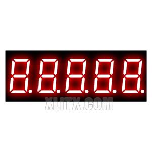 CL3651BH - 0.36-inch Red 5-Digit CA LED 7-Segment Display