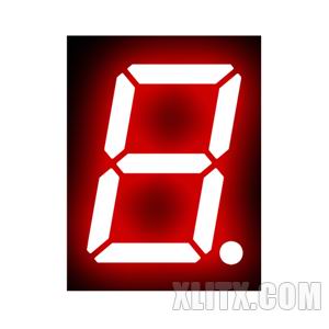 CL3911BH - 0.39-inch Red 1-Digit CA LED 7-Segment Display