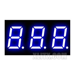 CL4031AB - 0.40-inch Blue 3-Digit CC LED 7-Segment Display