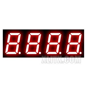 CL5241AH - 0.52-inch Red 4-Digit CC LED 7-Segment Display