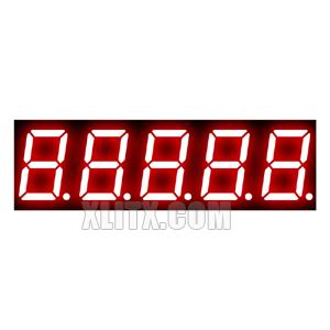 CL5651BH - 0.56-inch Red 5-Digit CA LED 7-Segment Display