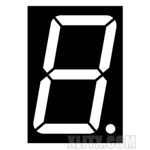 15011BW - 1.50-inch White 1-Digit CA LED 7-Segment Display 15011BW - 1.50-inch White 1-Digit CA LED 7-Segment Display