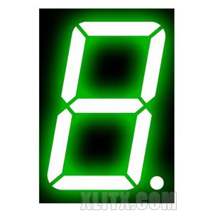 15101AGG - 1.50-inch Green 1-Digit CC LED 7-Segment Display 15101AGG - 1.50-inch Green 1-Digit CC LED 7-Segment Display