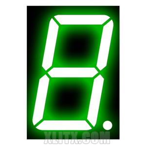 15101BGG - 1.50-inch Green 1-Digit CA LED 7-Segment Display 15101BGG - 1.50-inch Green 1-Digit CA LED 7-Segment Display