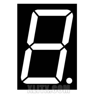 15101BW - 1.50-inch White 1-Digit CA LED 7-Segment Display 15101BW - 1.50-inch White 1-Digit CA LED 7-Segment Display